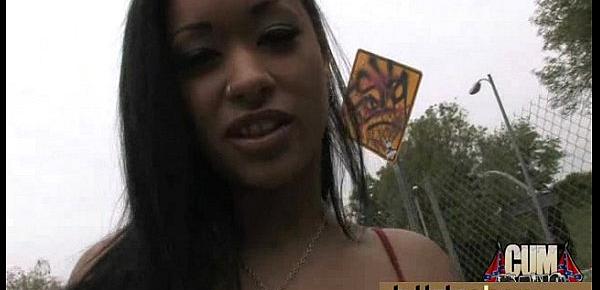 trendsHot ebony chick in interracial gangbang 21